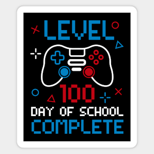 100 Days Video Game Level 100 Days of School Completed Magnet